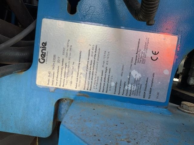 Genie S45 - Plataforma telescópica: foto 5 Genie S45 - Plataforma telescópica: foto 5