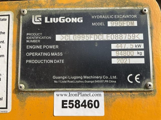 LiuGong 995FDM - Escavadora de rastos: foto 5 LiuGong 995FDM - Escavadora de rastos: foto 5