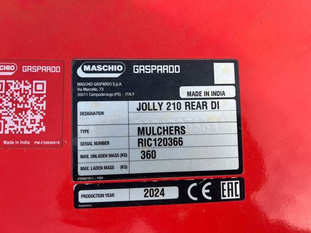 Maschio Gaspardo Jolly 210 - Cortador de grama: foto 5 Maschio Gaspardo Jolly 210 - Cortador de grama: foto 5