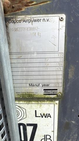 Atlas Copco Y35 - Compressor de ar: foto 5 Atlas Copco Y35 - Compressor de ar: foto 5