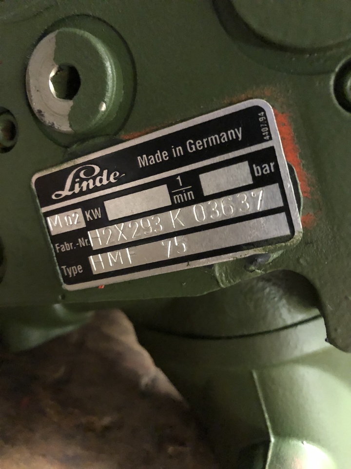 Linde HMF 75 - Motor hidráulico: foto 1 Linde HMF 75 - Motor hidráulico: foto 1