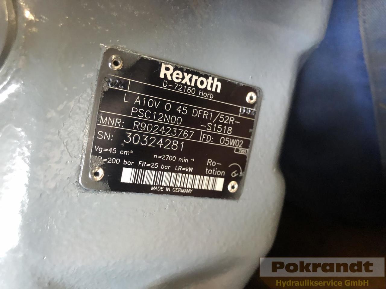 Rexroth A10VO60DFR1-52R-PSC12K04-S1517 + A10VO45DFR1-52R-PSC12N00-S1518 - Bomba hidráulica: foto 2 Rexroth A10VO60DFR1-52R-PSC12K04-S1517 + A10VO45DFR1-52R-PSC12N00-S1518 - Bomba hidráulica: foto 2