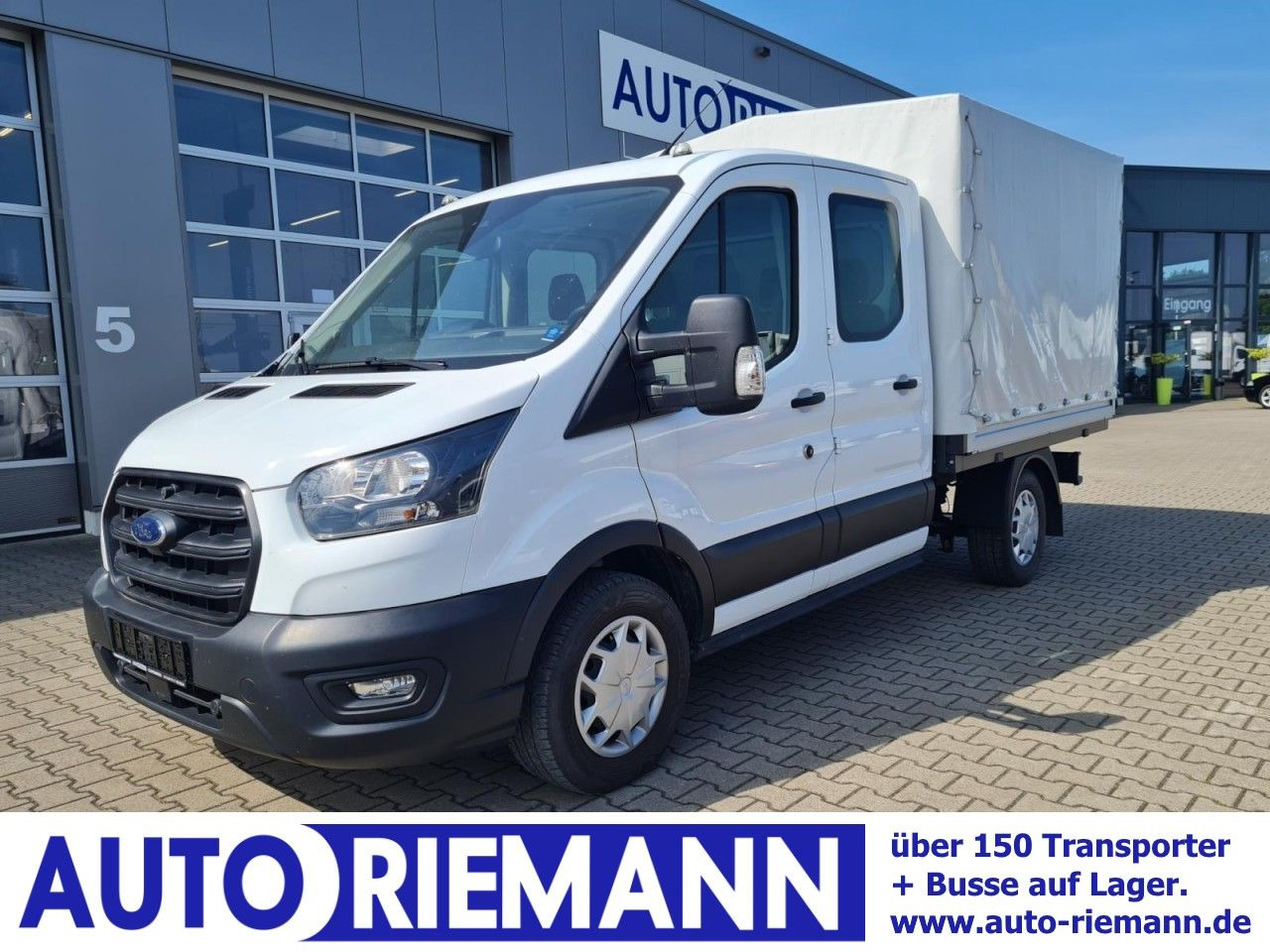 Ford Transit 350 Doka Plane L2 Trend KLIMA TEMPOMAT - Furgão caixa aberta, Carrinha cabine dupla: foto 1 Ford Transit 350 Doka Plane L2 Trend KLIMA TEMPOMAT - Furgão caixa aberta, Carrinha cabine dupla: foto 1