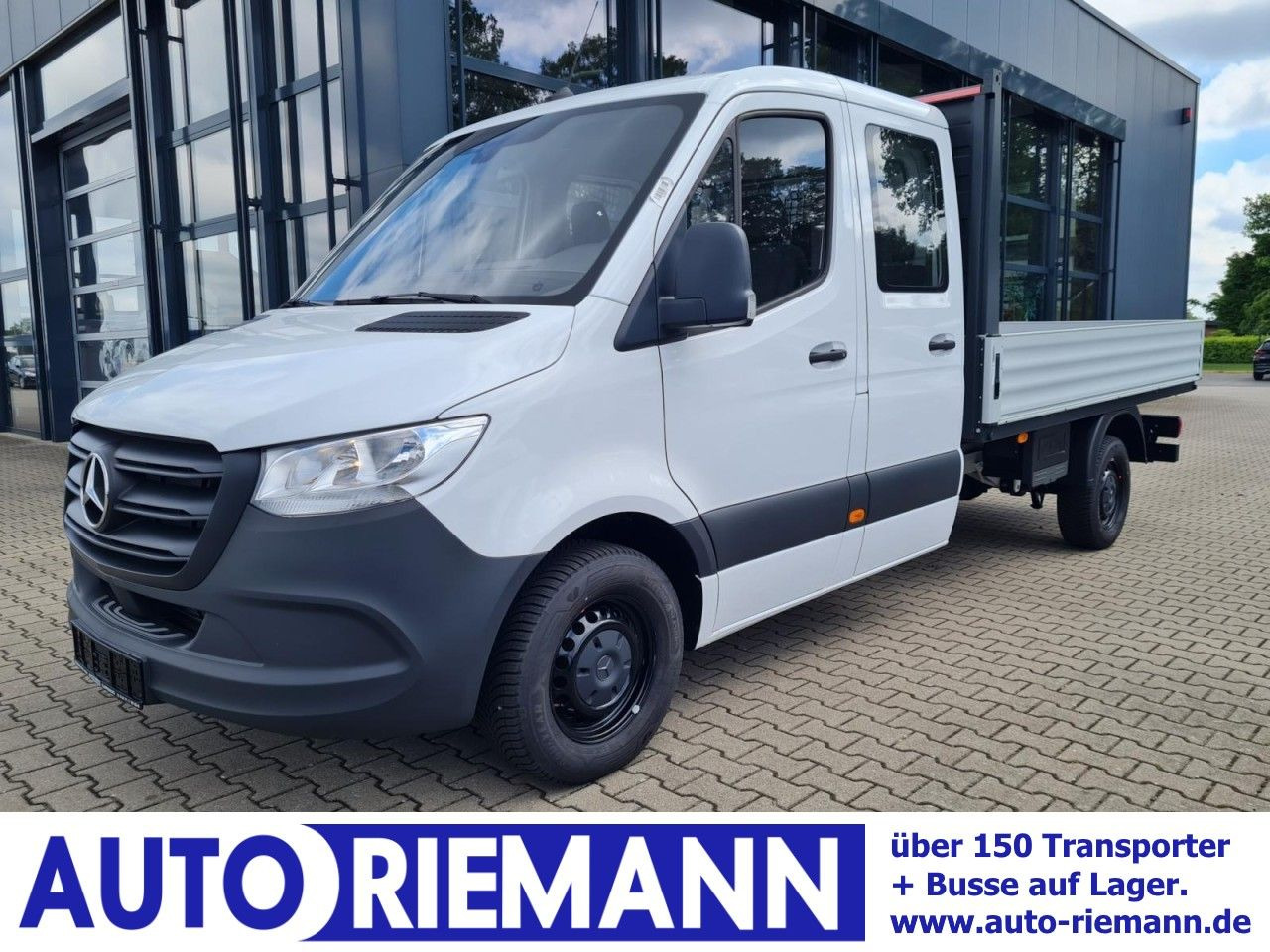 Furgão caixa aberta, Carrinha cabine dupla Mercedes-Benz Sprinter 315 DOKA CDI Lang L3 RWD AHK 3,5t: foto 1