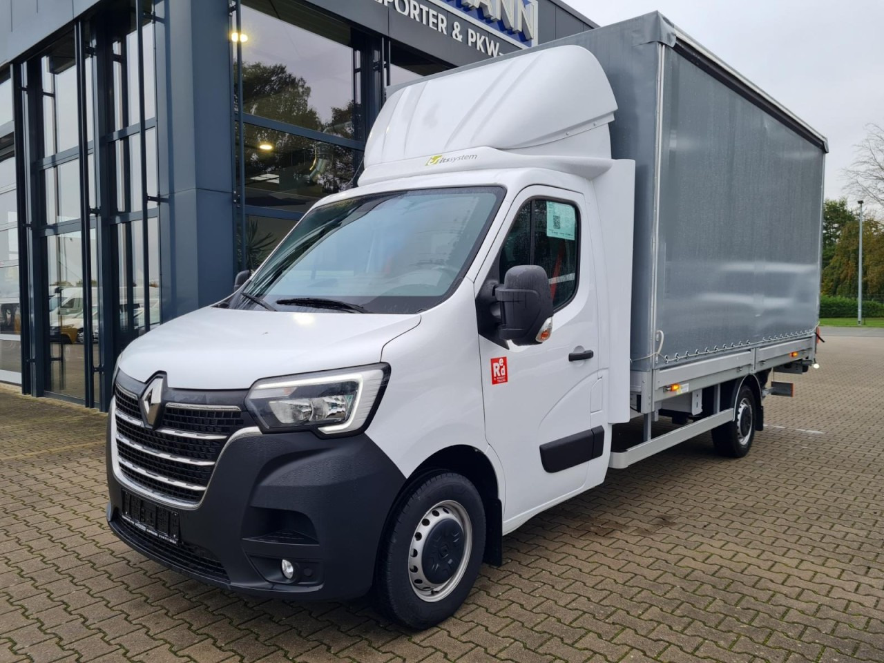 Renault Master 35 Pritsche Schiebe Plane LBW LUFTFEDERUNG - Furgão de toldo: foto 2 Renault Master 35 Pritsche Schiebe Plane LBW LUFTFEDERUNG - Furgão de toldo: foto 2