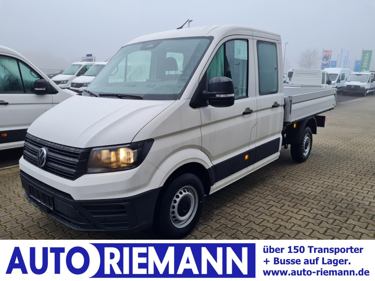 Volkswagen Crafter 35 Doka TDI Pritsche L3 AHK Klima - Furgão caixa aberta, Carrinha cabine dupla: foto 1 Volkswagen Crafter 35 Doka TDI Pritsche L3 AHK Klima - Furgão caixa aberta, Carrinha cabine dupla: foto 1