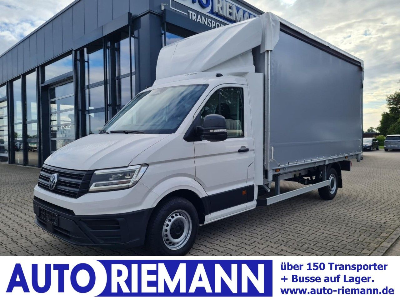 Volkswagen Crafter 35 TDI Pritsche Schiebe Plane ERGO LED T - Furgão de toldo: foto 1 Volkswagen Crafter 35 TDI Pritsche Schiebe Plane ERGO LED T - Furgão de toldo: foto 1