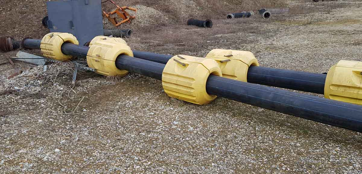 Pipes for dredgers / Rohrleitungen für Schwimmbagger - Equipamento de construção: foto 2 Pipes for dredgers / Rohrleitungen für Schwimmbagger - Equipamento de construção: foto 2