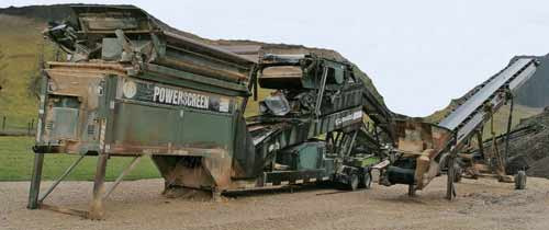 Powerscreen Commander 1400 – Wheel-mobile screening plant / Radmobile Siebanlage - Peneira vibratória: foto 1 Powerscreen Commander 1400 – Wheel-mobile screening plant / Radmobile Siebanlage - Peneira vibratória: foto 1