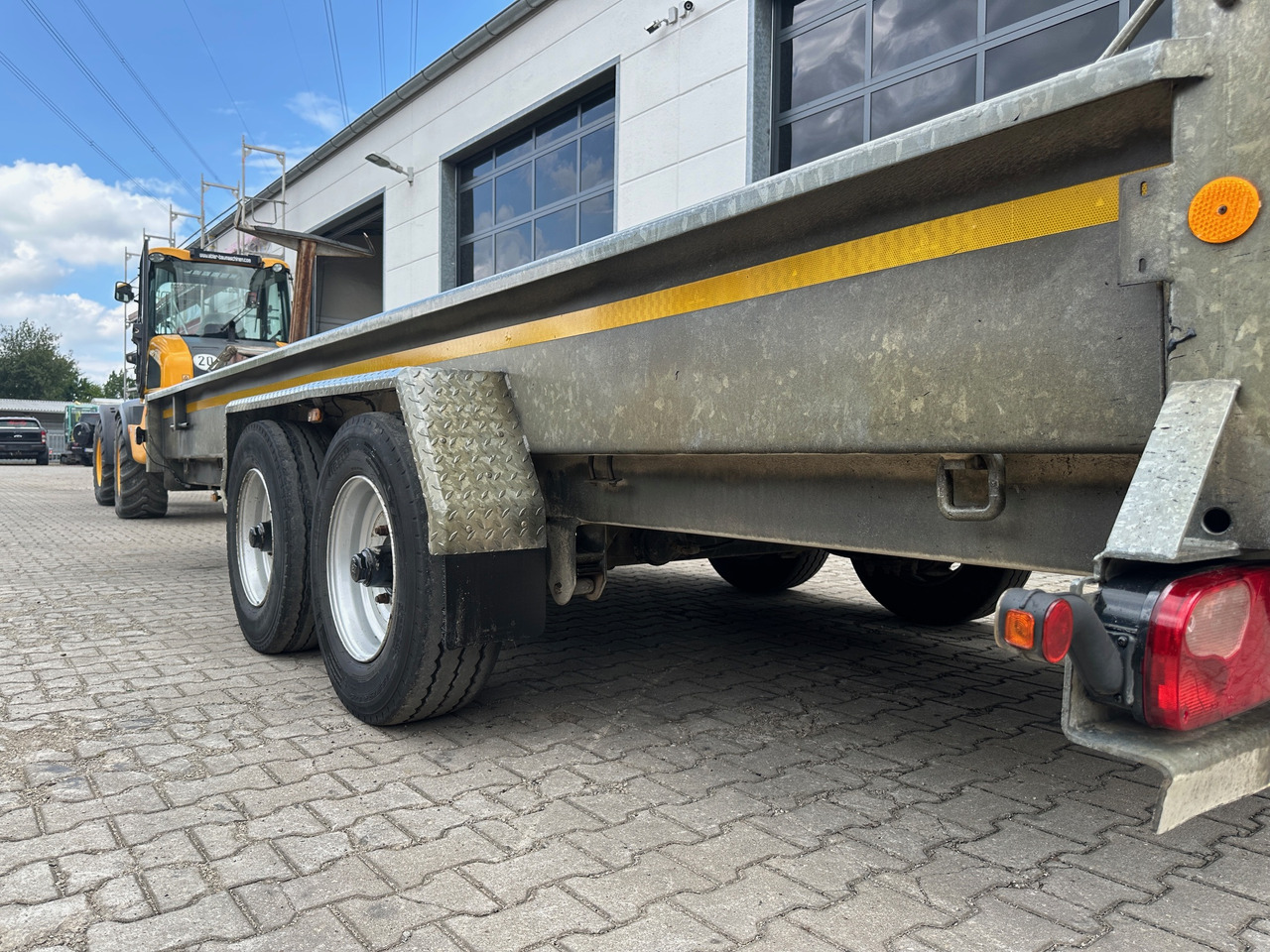 Reboque baixa Demmler Tandem-Tiefladeranhänger Fräsenanhänger: foto 15