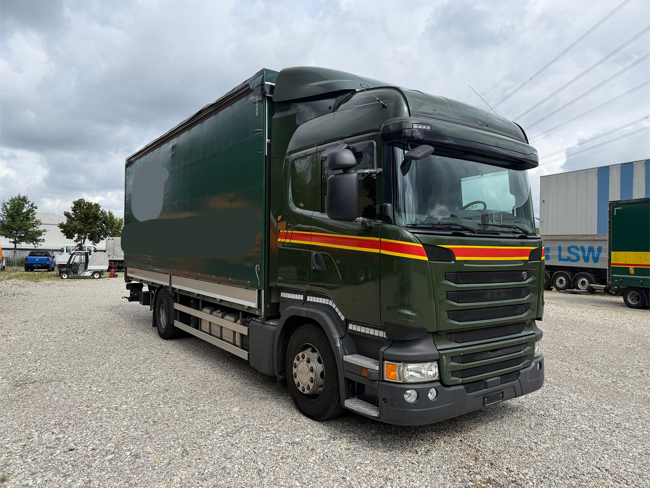 Scania R450 Gardine+Bordwand+Edscha AHK LBW - Caminhão com lona: foto 3 Scania R450 Gardine+Bordwand+Edscha AHK LBW - Caminhão com lona: foto 3