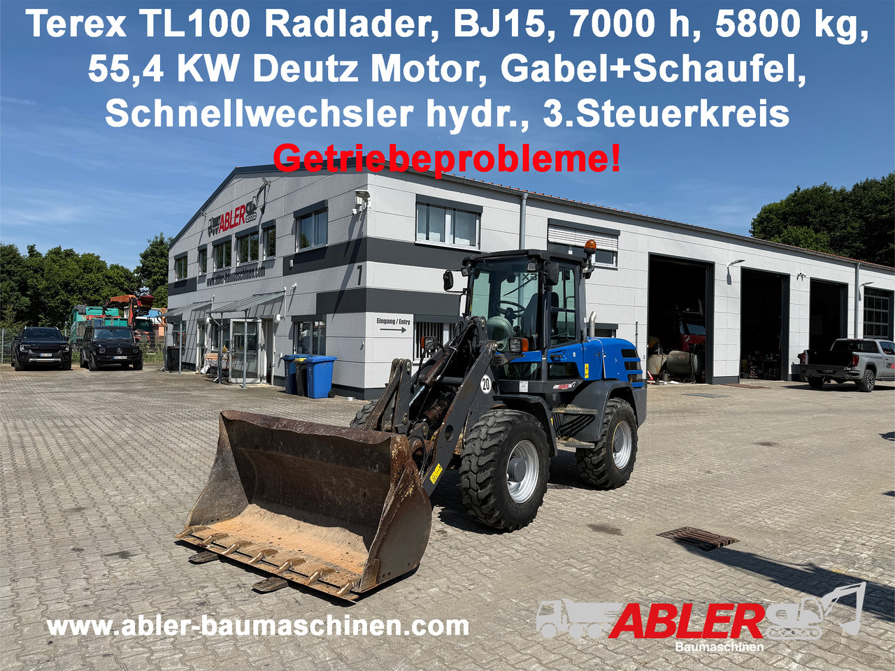Terex TL100 Radlader Gabel+Schaufel SW - Carregadeira de rodas: foto 1 Terex TL100 Radlader Gabel+Schaufel SW - Carregadeira de rodas: foto 1