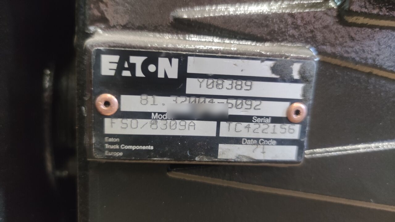 Eaton EATON FSO 8309A MAN TGM TGL truck - Caixa de câmbio de Caminhão: foto 4 Eaton EATON FSO 8309A MAN TGM TGL truck - Caixa de câmbio de Caminhão: foto 4