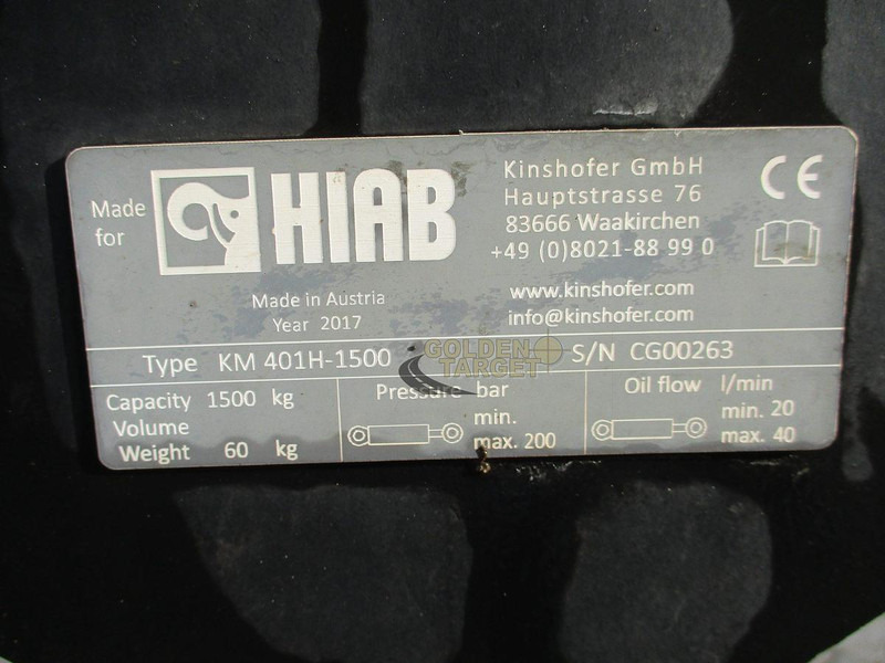 Kinshofer KM401H-1500 - Guindaste: foto 5 Kinshofer KM401H-1500 - Guindaste: foto 5