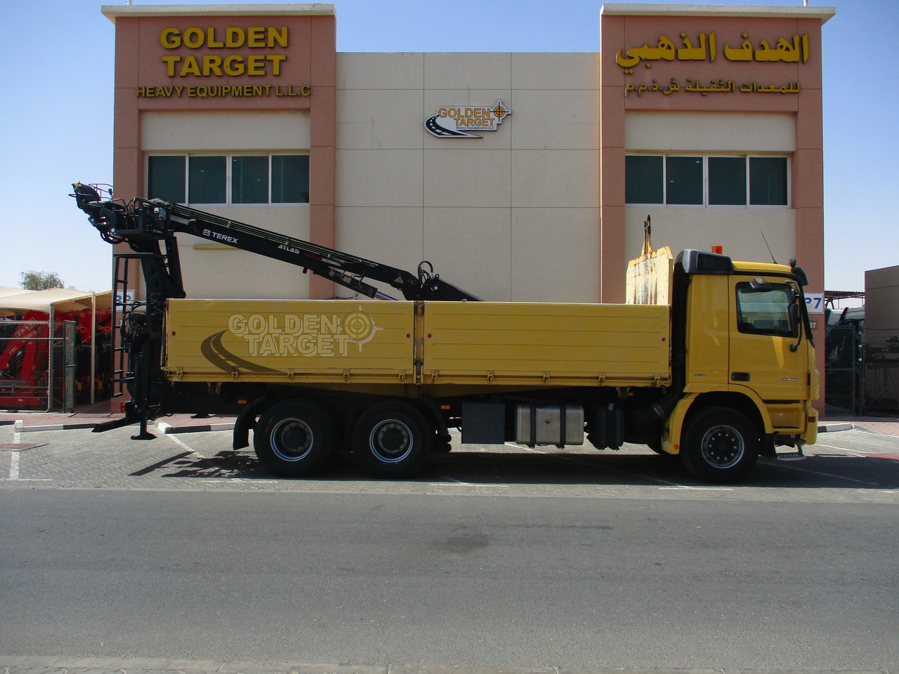 MERCEDES-BENZ ACTROS 2644 6×4 with ATLAS 165.2 Block Crane - Caminhão grua: foto 5 MERCEDES-BENZ ACTROS 2644 6×4 with ATLAS 165.2 Block Crane - Caminhão grua: foto 5
