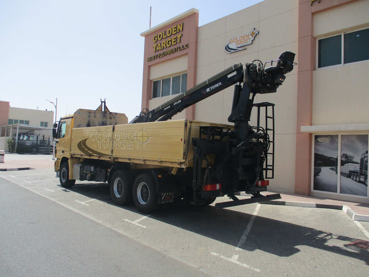 MERCEDES-BENZ ACTROS 2644 6×4 with ATLAS 165.2 Block Crane - Caminhão grua: foto 4 MERCEDES-BENZ ACTROS 2644 6×4 with ATLAS 165.2 Block Crane - Caminhão grua: foto 4