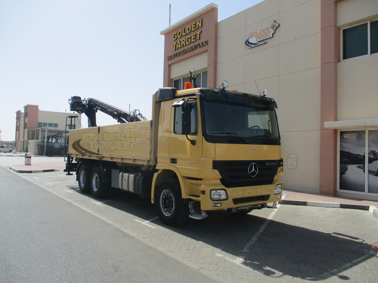 MERCEDES-BENZ ACTROS 2644 6×4 with ATLAS 165.2 Block Crane - Caminhão grua: foto 1 MERCEDES-BENZ ACTROS 2644 6×4 with ATLAS 165.2 Block Crane - Caminhão grua: foto 1