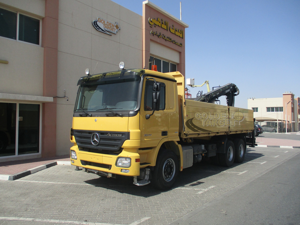 MERCEDES-BENZ ACTROS 2644 6×4 with ATLAS 165.2 Block Crane - Caminhão grua: foto 2 MERCEDES-BENZ ACTROS 2644 6×4 with ATLAS 165.2 Block Crane - Caminhão grua: foto 2
