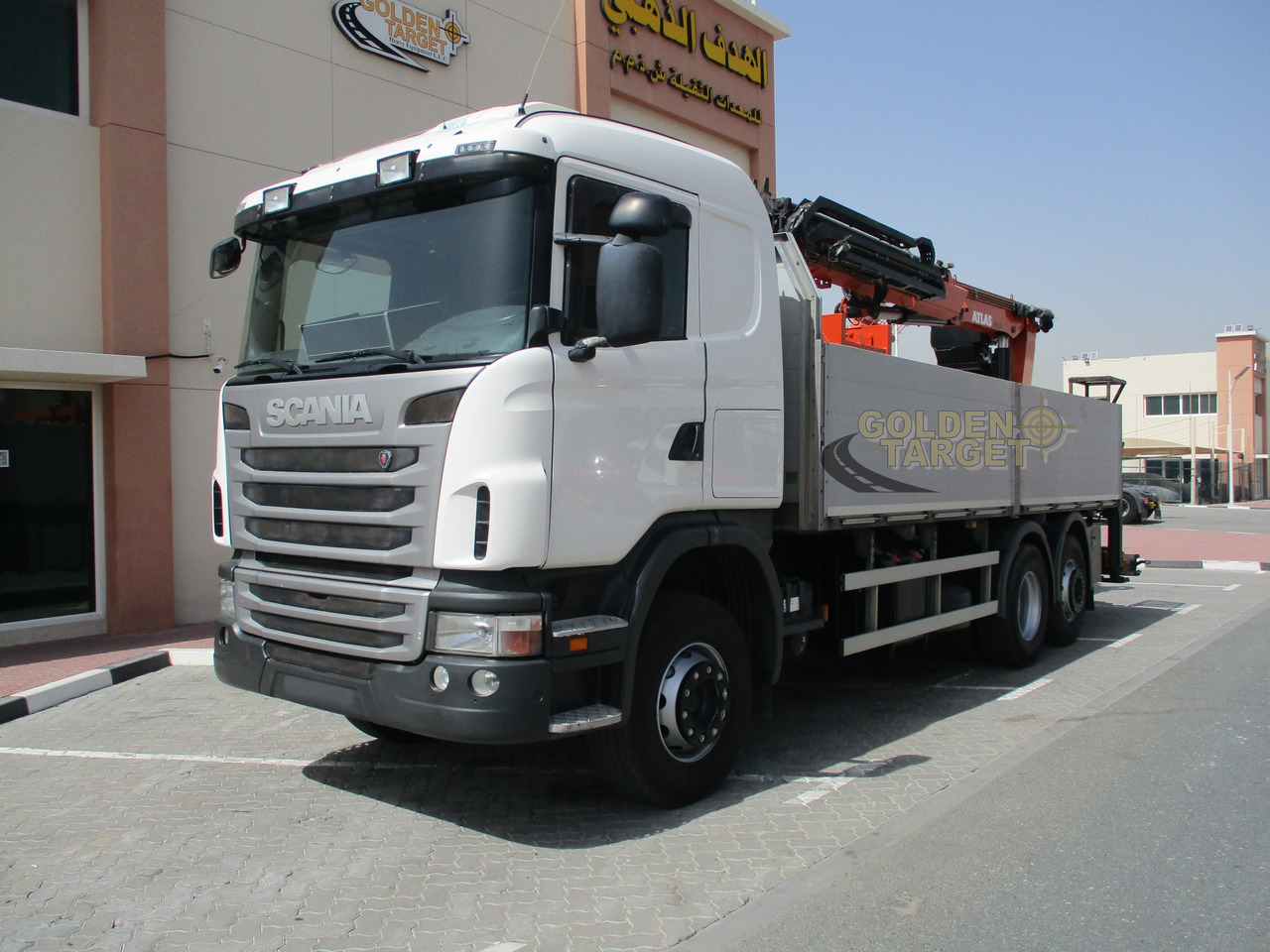 SCANIA G480 6x2 with ATLAS 210.2 Block Crane - Caminhão grua: foto 2 SCANIA G480 6x2 with ATLAS 210.2 Block Crane - Caminhão grua: foto 2