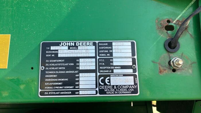 Picadora de forragem automotriz John Deere 7550: foto 17
