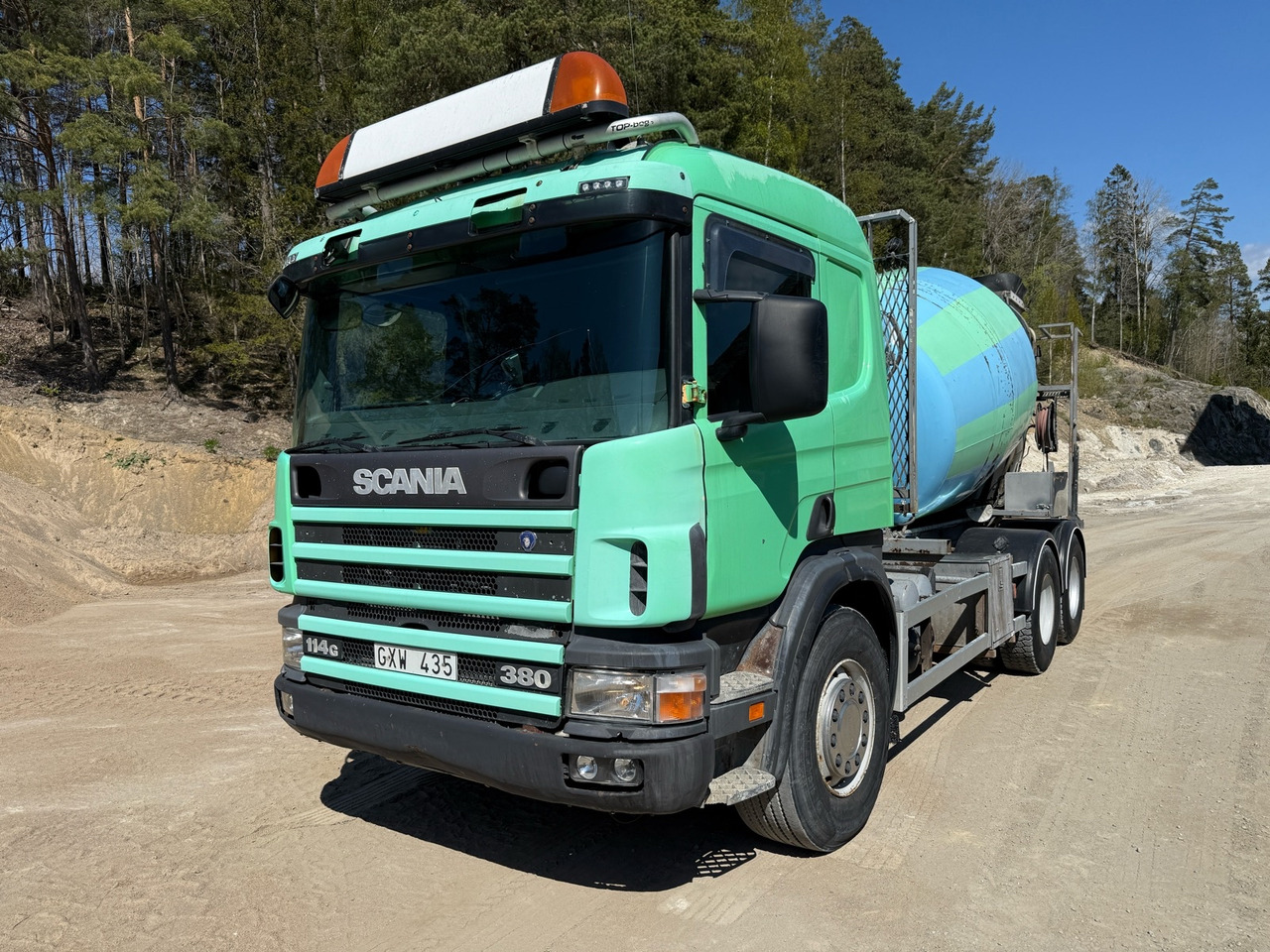 Betongbil Scania P114GB 6X2 -1999 - Caminhão betoneira: foto 1 Betongbil Scania P114GB 6X2 -1999 - Caminhão betoneira: foto 1