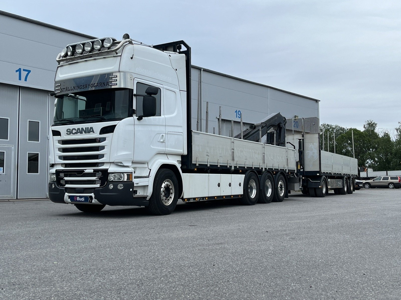 Ekipage Scania R520LB 8X4*4HNB -2016 | Tyllis 3pva - Camião de caixa aberta/ Plataforma, Caminhão grua: foto 1 Ekipage Scania R520LB 8X4*4HNB -2016 | Tyllis 3pva - Camião de caixa aberta/ Plataforma, Caminhão grua: foto 1