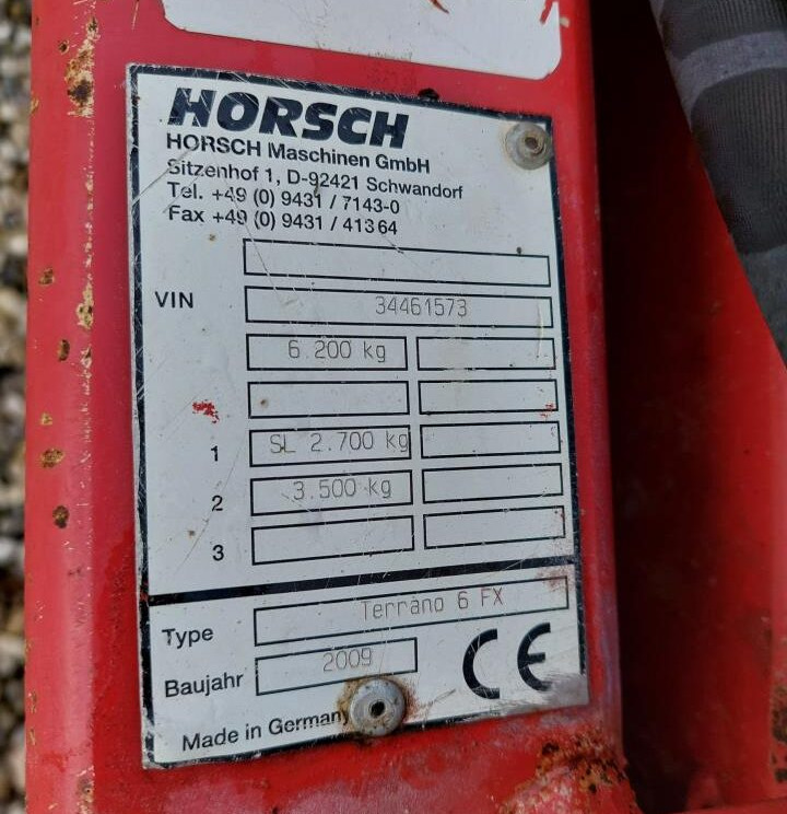Locação de Horsch Terrano 6 FX med DouDrill Horsch Terrano 6 FX med DouDrill: foto 15