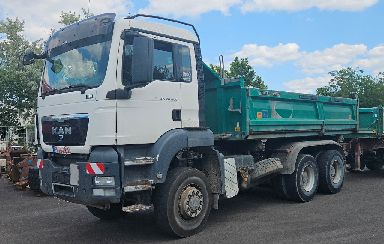 MAN TGS 26.400 6x6 Bordmatik Meiller - Caminhão basculante: foto 1 MAN TGS 26.400 6x6 Bordmatik Meiller - Caminhão basculante: foto 1