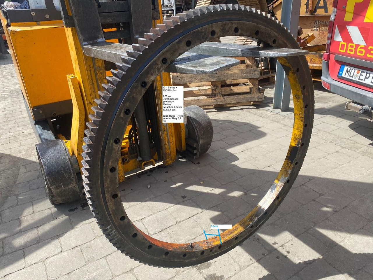 Atlas , O&K - Coroa de giro de Máquina de construção: foto 3 Atlas , O&K - Coroa de giro de Máquina de construção: foto 3