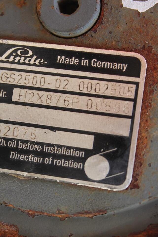 Motor de giro de Máquina de construção Atlas Terex Linde GS 2500 aus 1905 M: foto 7