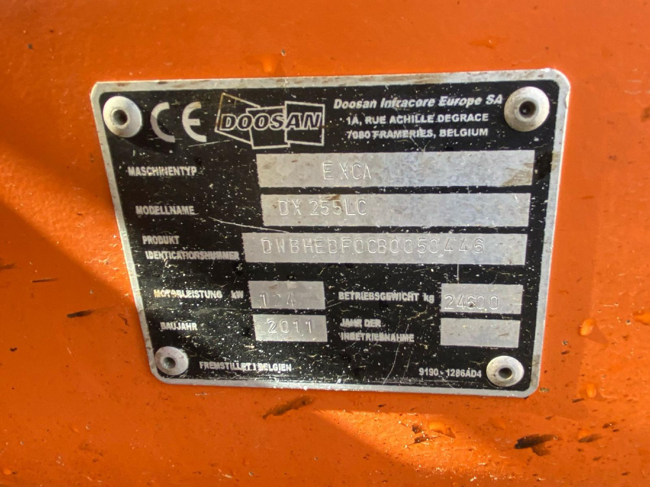 Escavadora de rastos Doosan DX 255 LC: foto 19
