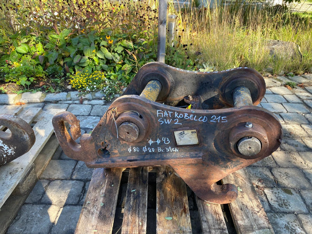 Fiat-Kobelco E 215 - Acoplamento rápido de Máquina de construção: foto 1 Fiat-Kobelco E 215 - Acoplamento rápido de Máquina de construção: foto 1