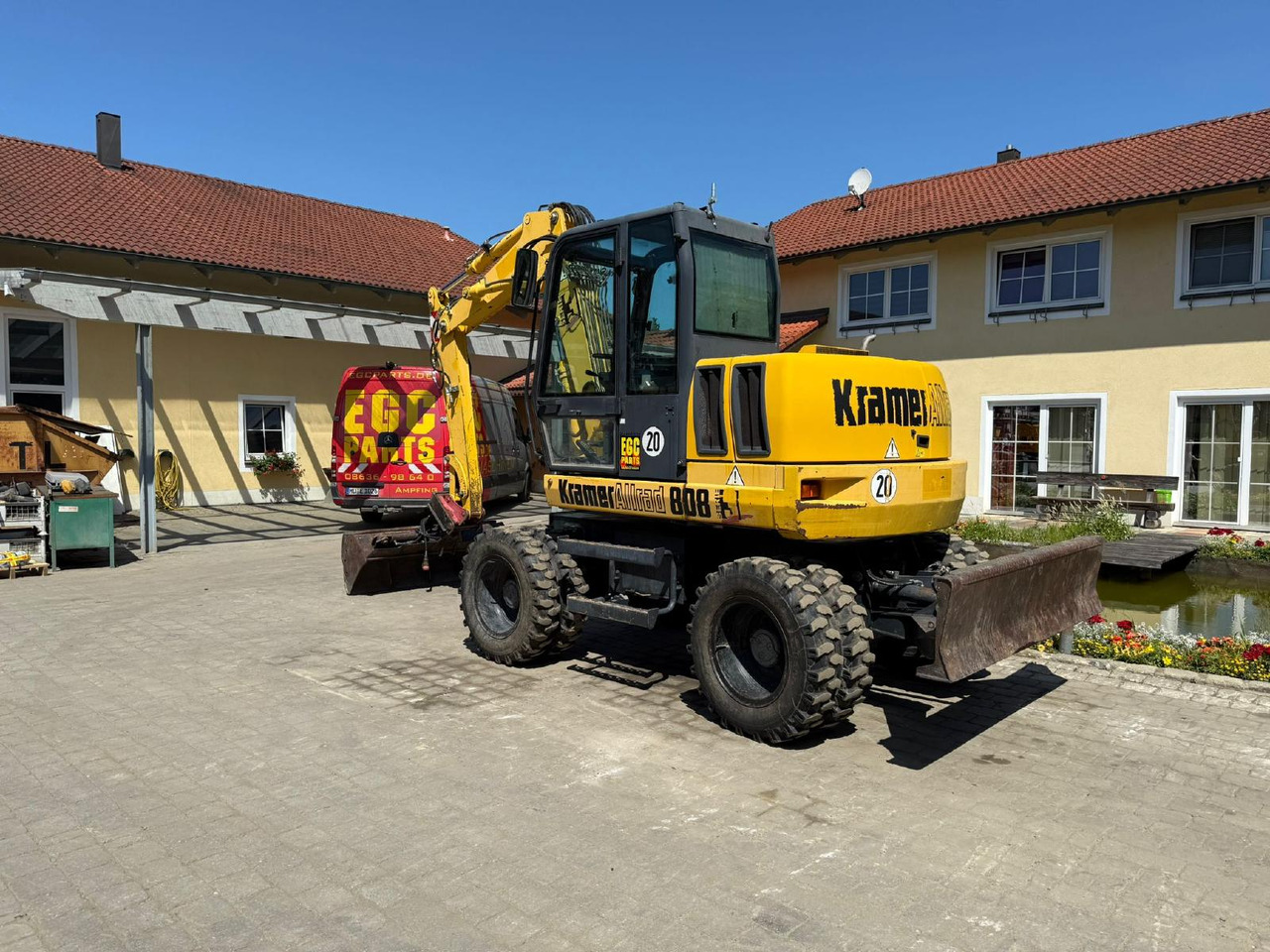 Escavadeira de rodas Kramer 808-3: foto 8