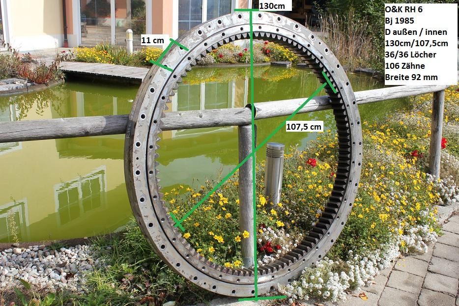 O&K RH 6 - Coroa de giro de Máquina de construção: foto 3 O&K RH 6 - Coroa de giro de Máquina de construção: foto 3