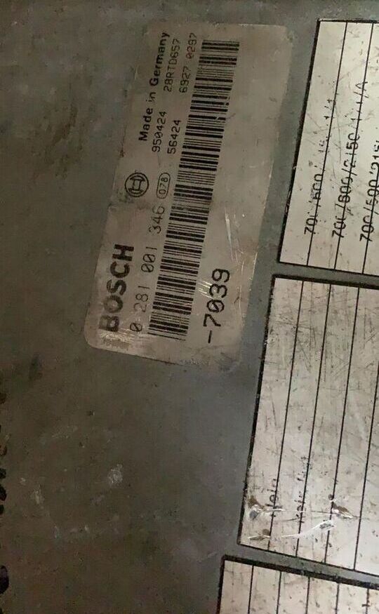 Bosch F2000 0281001396 MAN F2000 D2865 5-Cylindrów 293/343-KM. truck - Centralina electrónica de Caminhão: foto 2 Bosch F2000 0281001396 MAN F2000 D2865 5-Cylindrów 293/343-KM. truck - Centralina electrónica de Caminhão: foto 2