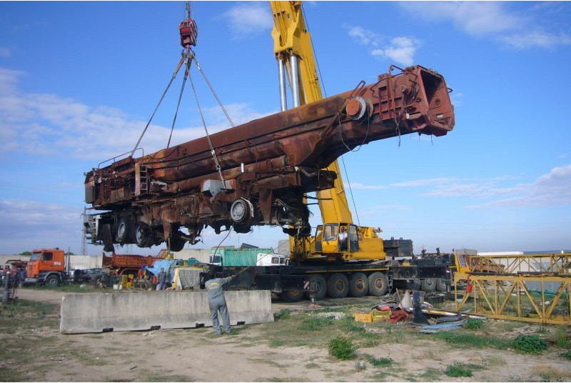 Krupp KMK 8350 for parts - Grua todo o terreno: foto 1 Krupp KMK 8350 for parts - Grua todo o terreno: foto 1