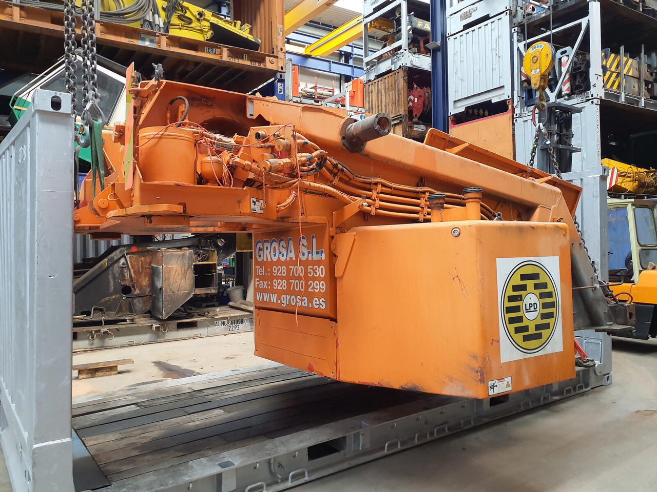 Liebherr LTM 1200/1 Upper frame - Estrutura/ Châssis de Guindaste móvel: foto 4 Liebherr LTM 1200/1 Upper frame - Estrutura/ Châssis de Guindaste móvel: foto 4