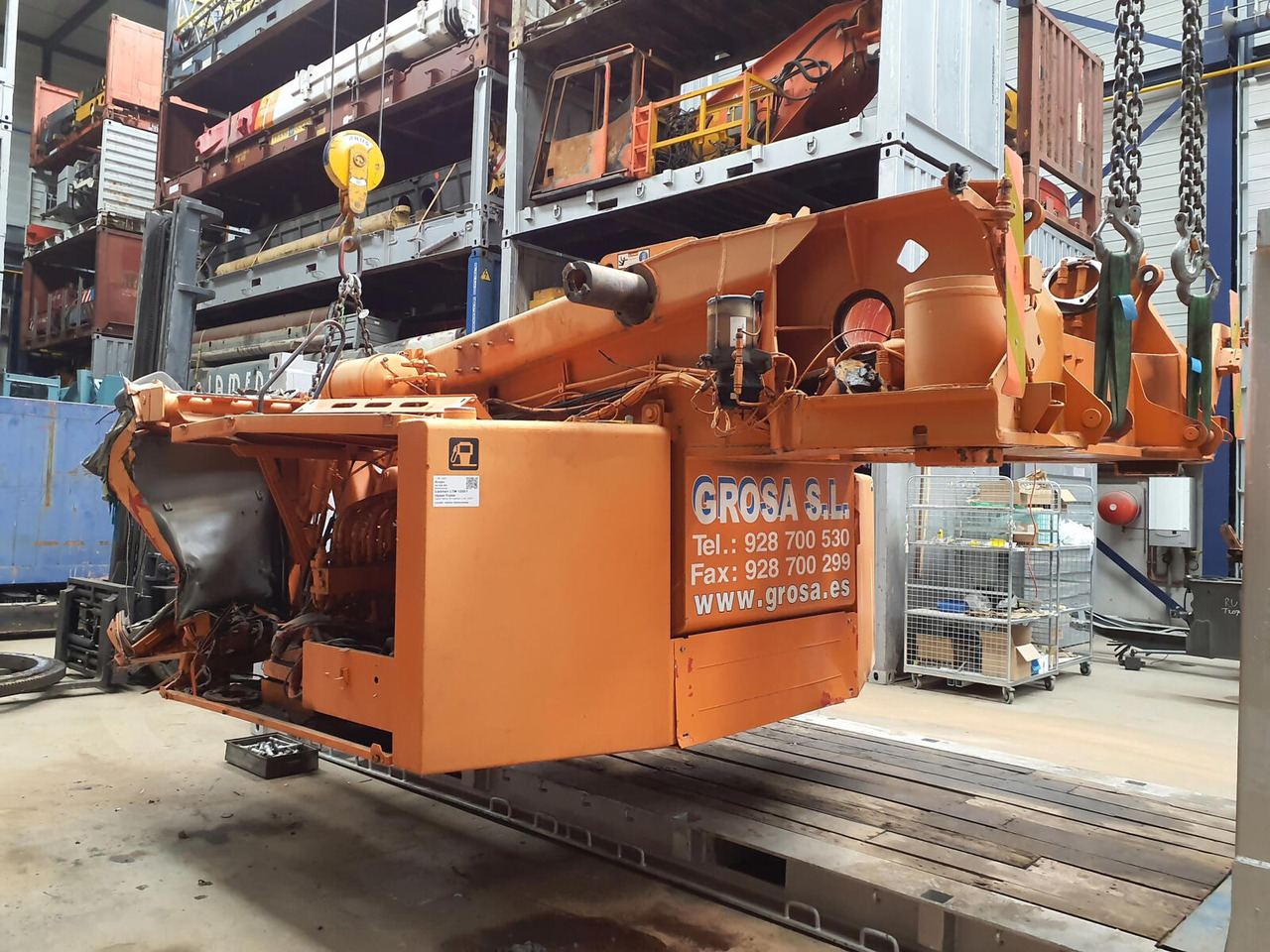 Liebherr LTM 1200/1 Upper frame - Estrutura/ Châssis de Guindaste móvel: foto 2 Liebherr LTM 1200/1 Upper frame - Estrutura/ Châssis de Guindaste móvel: foto 2