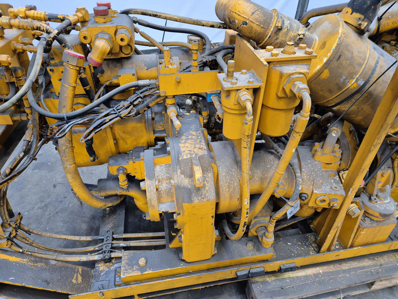 Motor de Guindaste móvel Mercedes-Benz LTM 1060 upper engine Mercedes OM 352: foto 6