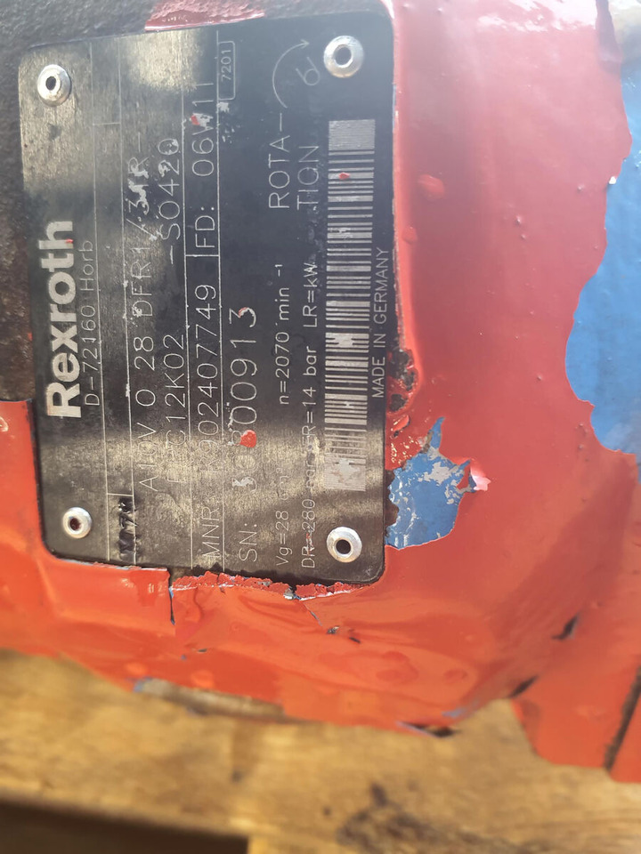 Rexroth Rexroth pump A1OV 0 28 DFR1/31R - Bomba hidráulica de Guindaste móvel: foto 4 Rexroth Rexroth pump A1OV 0 28 DFR1/31R - Bomba hidráulica de Guindaste móvel: foto 4