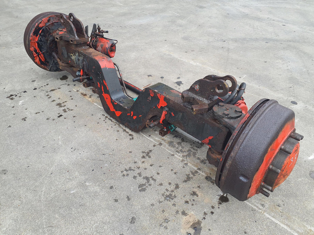 Weber LTM 1050 axle 3 - Eixo e peças de Guindaste móvel: foto 3 Weber LTM 1050 axle 3 - Eixo e peças de Guindaste móvel: foto 3
