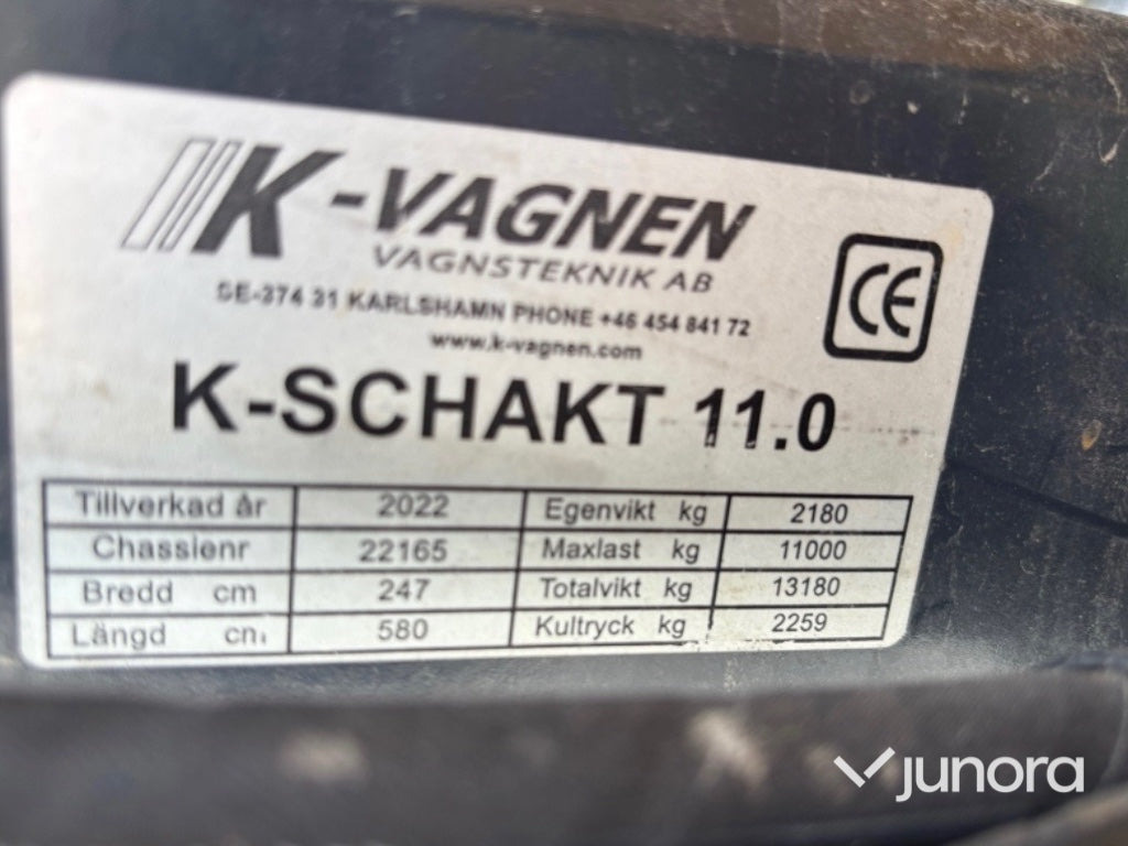Reboque basculante Dumpervagn - K-vagn: foto 16