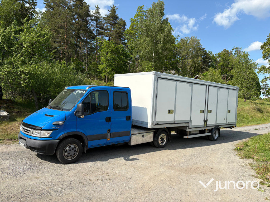 Iveco Daily lastbil inkl. trailer - Caminhão tractor BE, Carrinha cabine dupla: foto 1 Iveco Daily lastbil inkl. trailer - Caminhão tractor BE, Carrinha cabine dupla: foto 1