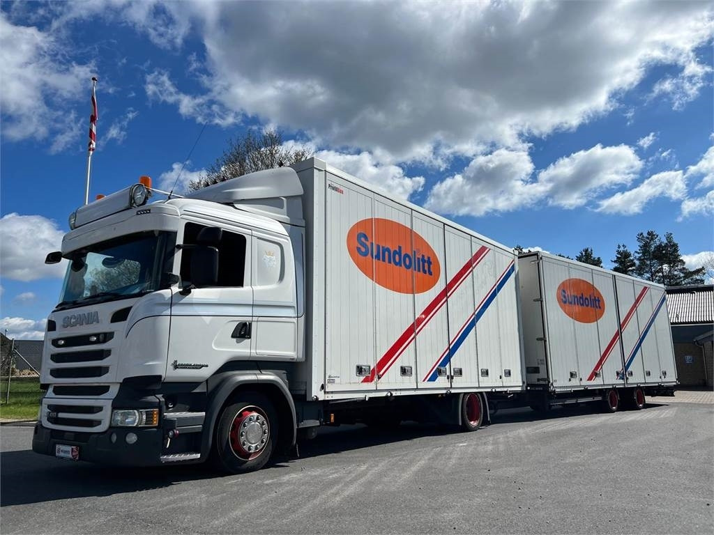 Scania R410 DB 4x2 MLB + tandem trailer 121m3 - Caminhão furgão: foto 2 Scania R410 DB 4x2 MLB + tandem trailer 121m3 - Caminhão furgão: foto 2