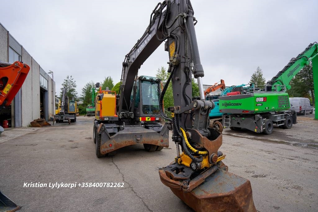 Escavadeira de rodas Volvo EWR150E PYÖRÄOHJAUS: foto 8