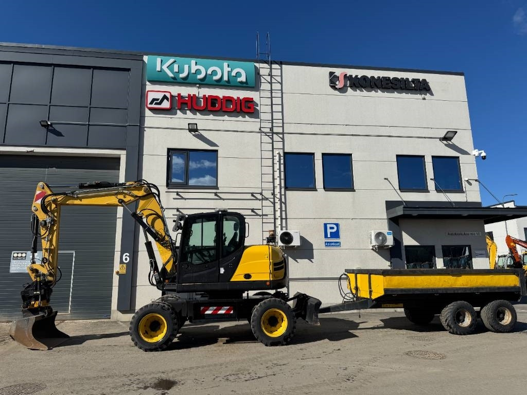 Yanmar B 110 W Hyvät varusteet / Siisti / Vähän ajettu - Escavadeira de rodas: foto 1 Yanmar B 110 W Hyvät varusteet / Siisti / Vähän ajettu - Escavadeira de rodas: foto 1