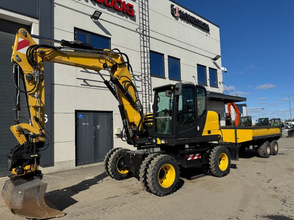 Yanmar B 110 W Hyvät varusteet / Siisti / Vähän ajettu - Escavadeira de rodas: foto 3 Yanmar B 110 W Hyvät varusteet / Siisti / Vähän ajettu - Escavadeira de rodas: foto 3