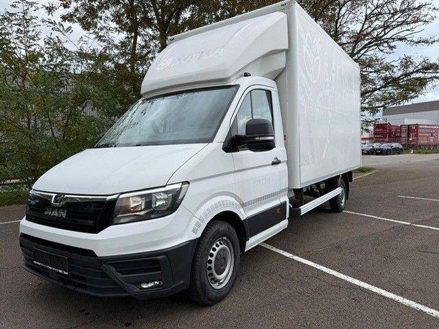 MAN TGE 3-140. Koffer 4.30m. Klima. Navi. Tempomat. - Carrinha de contentor: foto 1 MAN TGE 3-140. Koffer 4.30m. Klima. Navi. Tempomat. - Carrinha de contentor: foto 1