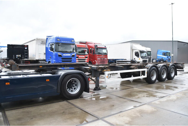 Krone SDC 27 - BPW AXLES - DRUM BRAKES - - Semireboque transportador de contêineres/ Caixa móvel: foto 4 Krone SDC 27 - BPW AXLES - DRUM BRAKES - - Semireboque transportador de contêineres/ Caixa móvel: foto 4
