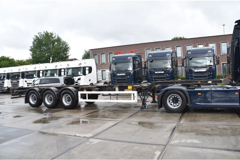 Krone SDC 27 - BPW AXLES - DRUM BRAKES - - Semireboque transportador de contêineres/ Caixa móvel: foto 1 Krone SDC 27 - BPW AXLES - DRUM BRAKES - - Semireboque transportador de contêineres/ Caixa móvel: foto 1